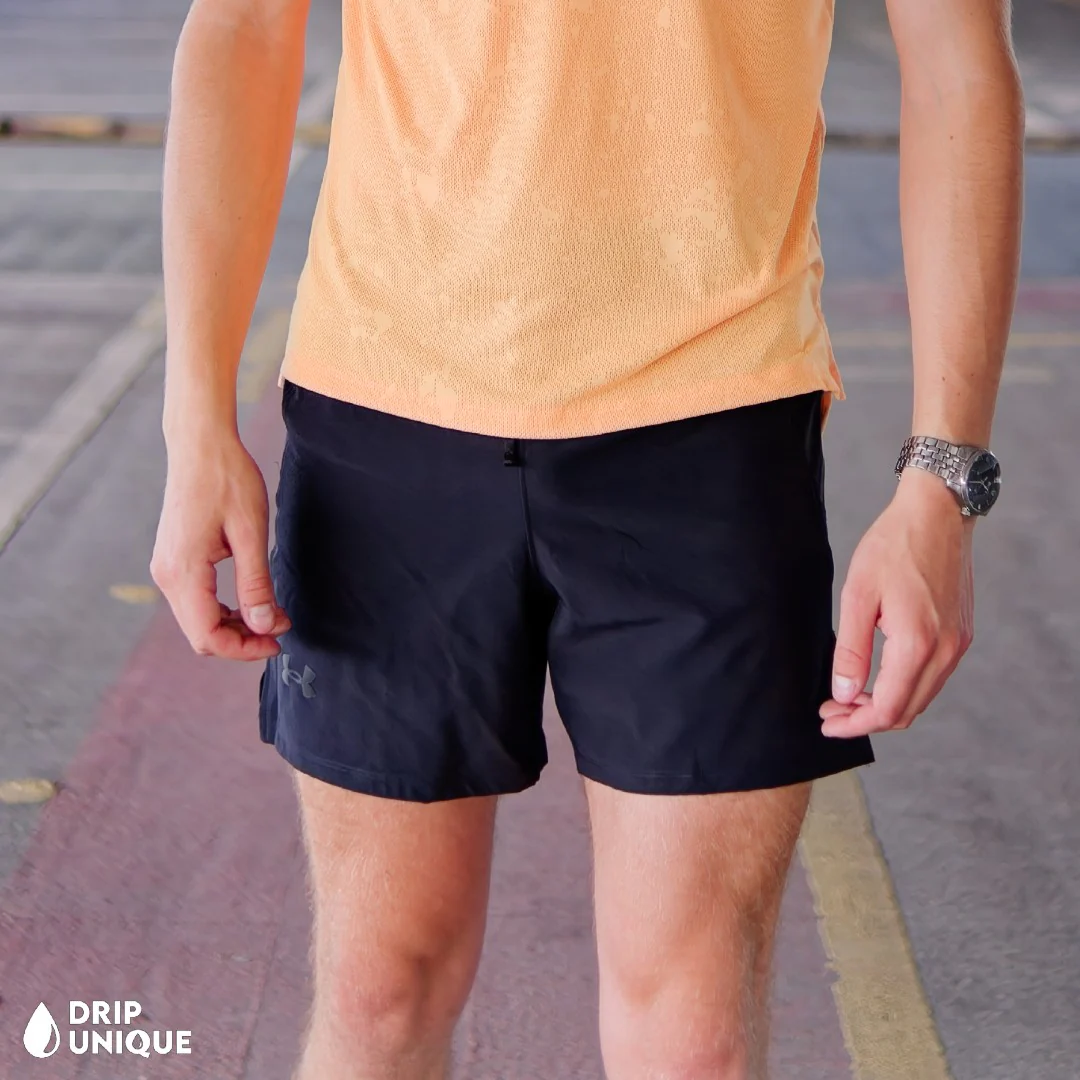 Under Armour Launch Speedpocket Shorts Black - Image 4