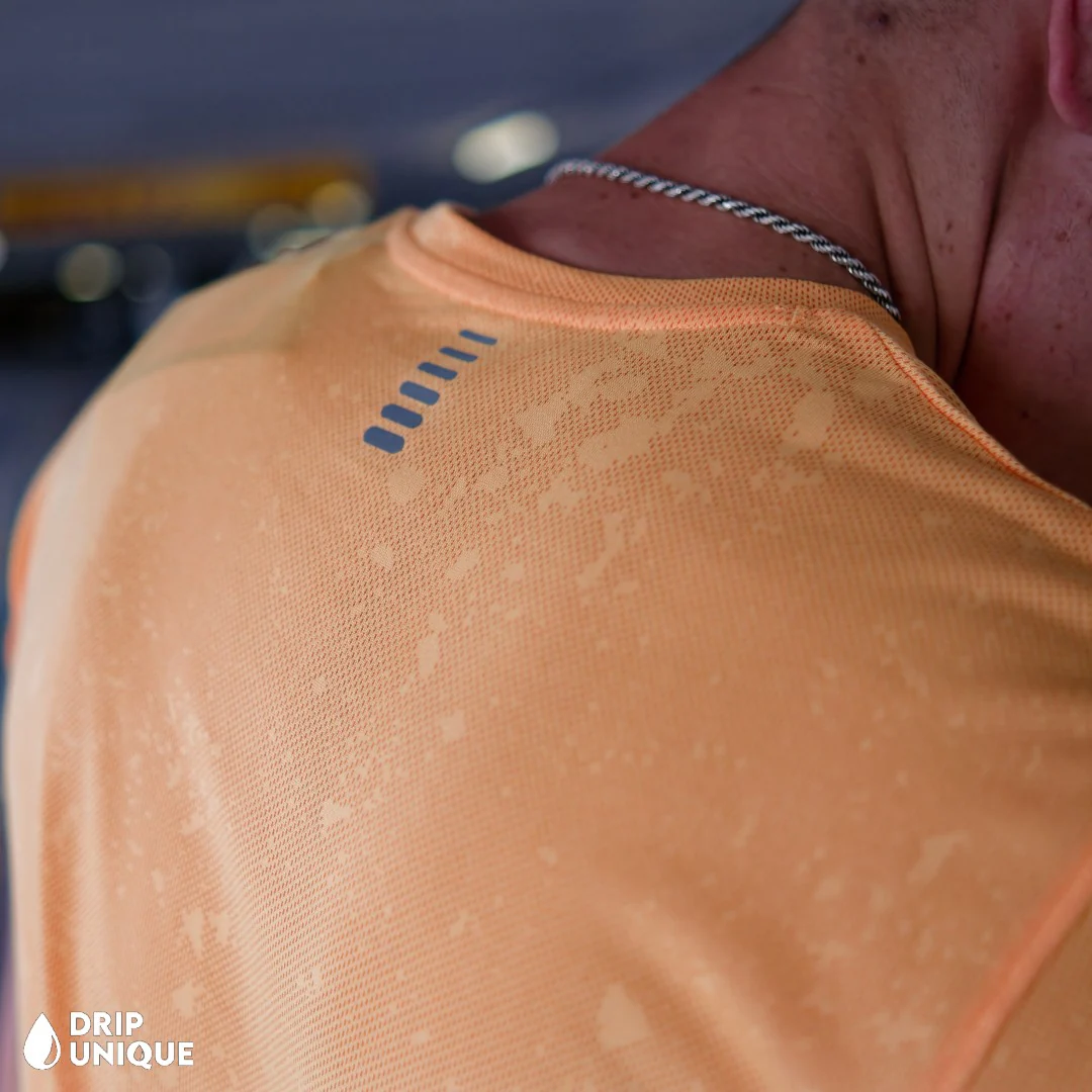 Under Armour Splash T-Shirt Orange & Launch Speedpocket Shorts Set - Image 6